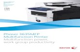 Xerox Phaser 3635MFP Multifunction Printer Multifunction power