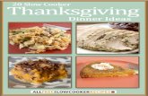 19 Slow Cooker Thanksgiving Dinner Ideas