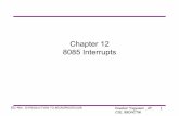 Chapter 12 8085 Interrupts - Diwakar Yagyasen Personal Web Site