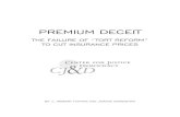 Premium Deceit: The Failure of - Americans for Insurance Reform