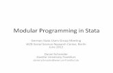 Modular Programming in Stata