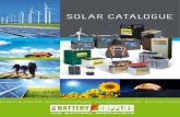 SOLAR cAtALOgue - Welcome to Battery Supplies | Battery Supplies