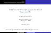 International Business Ethics and Social
