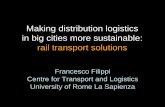 Making distribution logistics in big cities more sustainable: rail