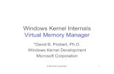 Windows Kernel Internals Virtual Memory Manager - I