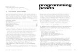 Programming pearls: a literate program - Cwi