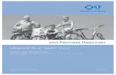2013 Provider Directory - Blue Cross and Blue Shield of South