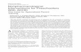 Nonpharmacological Interventions for Preschoolers With ADHD