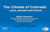 Living in the Past â€“ What Does Colorado's Historic Weather Data Show Us?