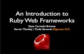 An Introduction to Ruby Web Frameworks