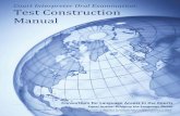 TEST CONSTRUCTION MANUAL - California Courts - Home