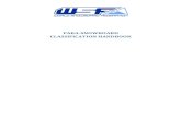 WSF Para-Snowboard Classification Handbook 2011-12