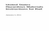 United States Hazardous Materials Instructions for Rail