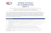 Hate Crime in California, 2011 - Home | State of California