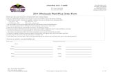 2011 Wholesale Plant/Plug Order Form