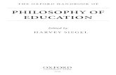 PHILOSOPHY OF EDUCATION - Offices and Directory - University of