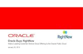 General Presentation | Oracle and RightNow