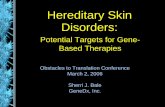 Hereditary Skin Disorders