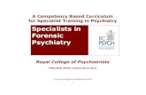 Specialists in Forensic Psychiatry - Royal College of Psychiatrists
