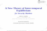A New Theory of Inter-temporal Equilibrium