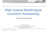 Web based Multilingual Question Answering