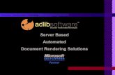 Server Based Automated Document Rendering Solutions - Ohio.gov