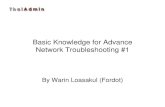Basic Knowledge for Advance Network Troubleshooting #1