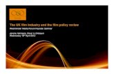 The UK film industry and the film policy review