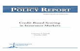 Credit-Based Scoring in Insurance Markets - The Independent Institute