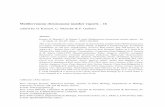 Mediterranean chromosome number reports â€“ 16