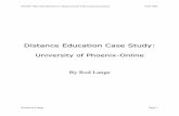 Distance Education Case Study