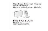 Cordless Internet Phone with Skypeâ„¢ Quick Installation Guide