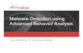 Malware Detection using Advanced Behavior Analysis