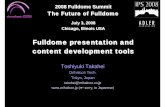 Fulldome presentation and content development tools