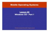 Windows CE Lesson 05 Part 1 - Devi Ahilya Vishwavidyalaya