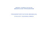 Transportation Policy Guidelines - eMedNY - update browser