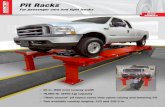 Pit Racks - For Passenger Cars and Light Trucks