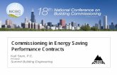 Commissioning in Energy Saving Performance Contracts