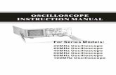 OSCILLOSCOPE INSTRUCTION MANUAL - Elenco® Electronics