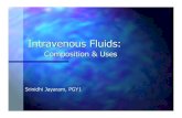 Intravenous Fluids: Composition & Uses - Memorial University