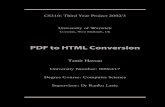 PDF to HTML Conversion - DBAI