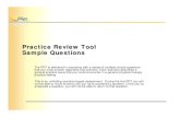 Practice Review Tool Sample Questions