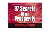 37 Secrets About Prosperity