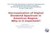 Harmonization of Digital Dividend Spectrum in Americas Region. Why