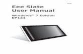 E6281 Eee Slate User Manual - ASUS