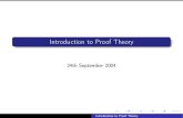 Introduction to Proof Theory