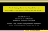 Proof Theory: From the Foundations of Mathematics to Applications