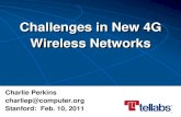 Challenges in New 4G Wireless Networks