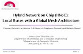 Hybrid Network on Chip (HNoC): Local Buses with a Global Mesh