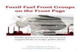 Fossil Fuel Front Groups on the Front Page